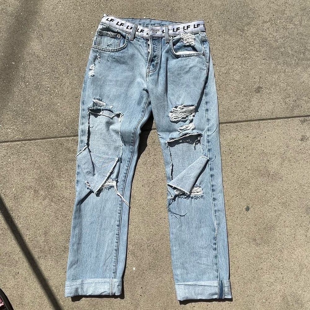 LF boyfriend jeans, 25 in.